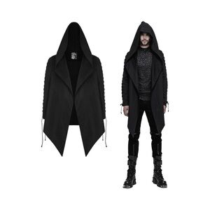 Men's Black Hooded Jacket